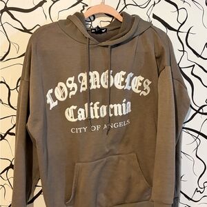 Charlotte Russe Taupe Hoodie